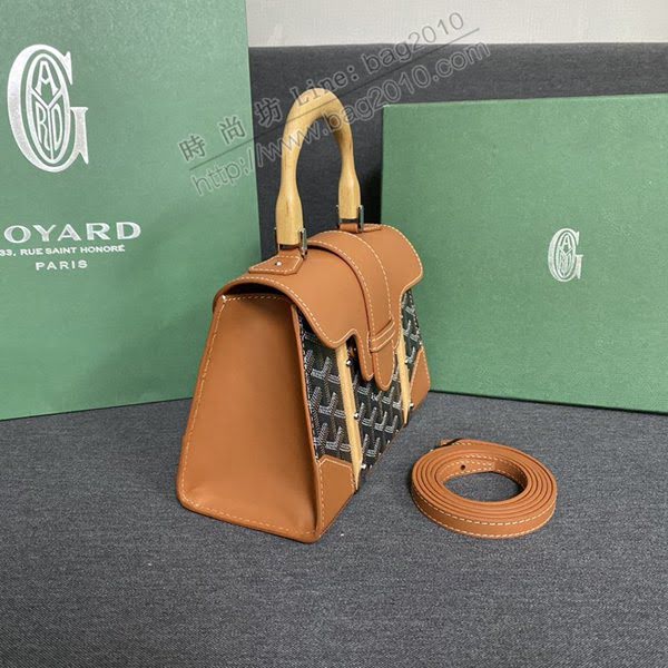 Goyard包 戈雅新款Sagon Mini手提女包 Goyard單肩斜跨女包  glg1018